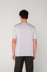 Balıklı Eros Dijital Baskılı Eflatun Erkek T-Shirt
