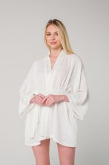 Antep İşi Ajur Detaylı Kadın Kimono