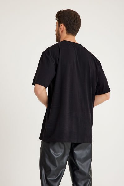 Gold Mars Baskılı T-Shirt
