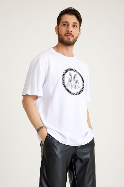 Mars Baskılı T-Shirt